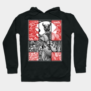 Gothic Cross Satan Hoodie